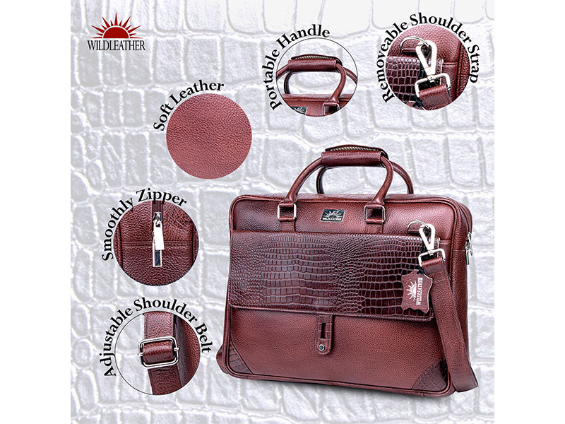 Menes Leather Office Bag- OFL115-824