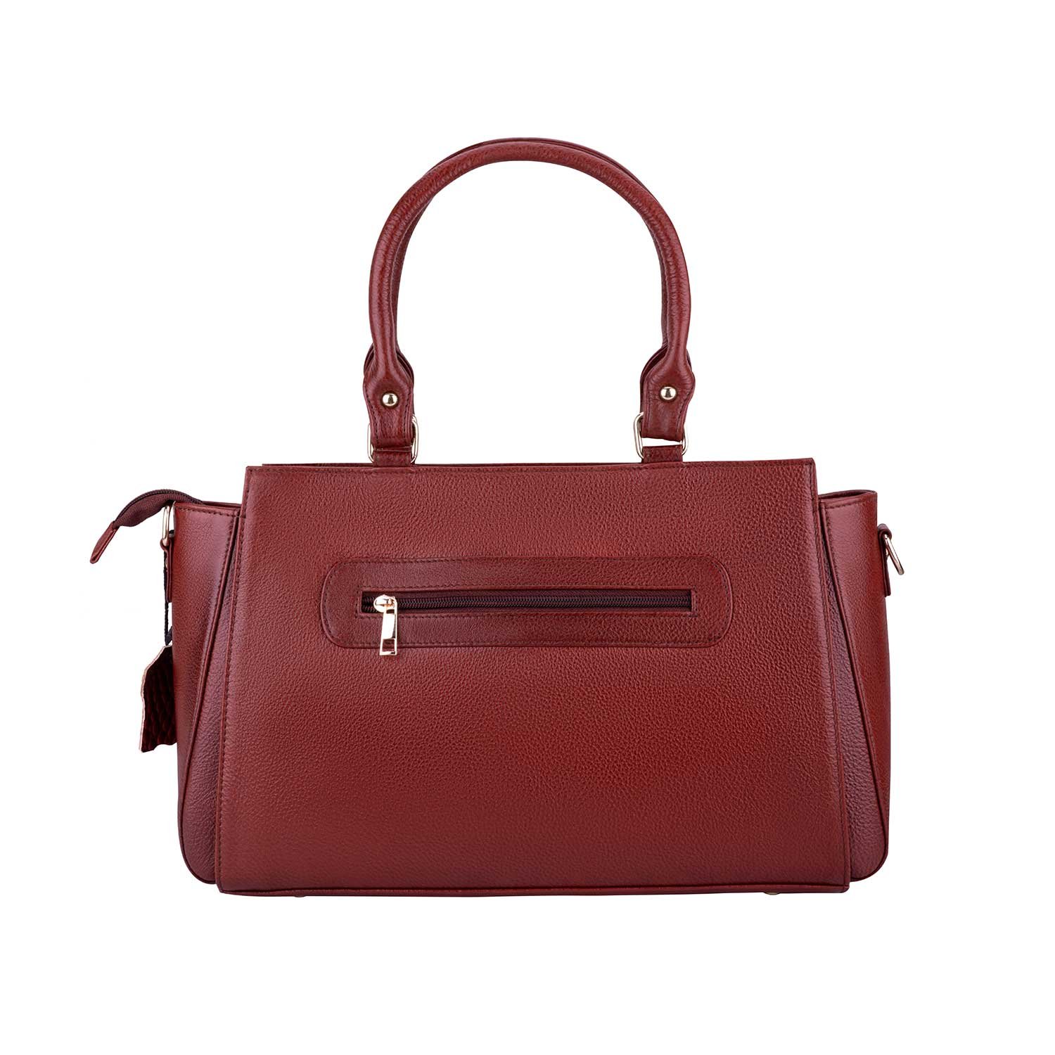 Wildleather Ladies Croc-Embossed Leather Handbag & Sling Bag LSG115-2089 Dual-Compartment Structured Satchel Tote Bag - Image 7