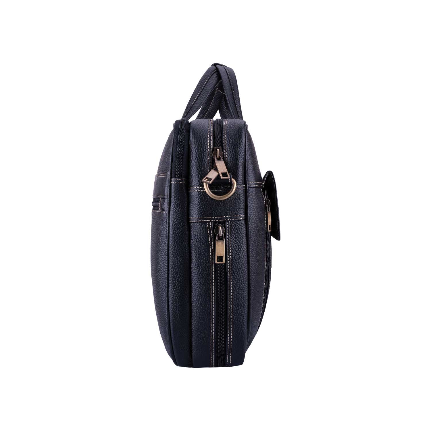 Wildleather Men’s Genuine Leather Executive Office & Laptop Messenger Bag(OFL107-207 ) - Image 3