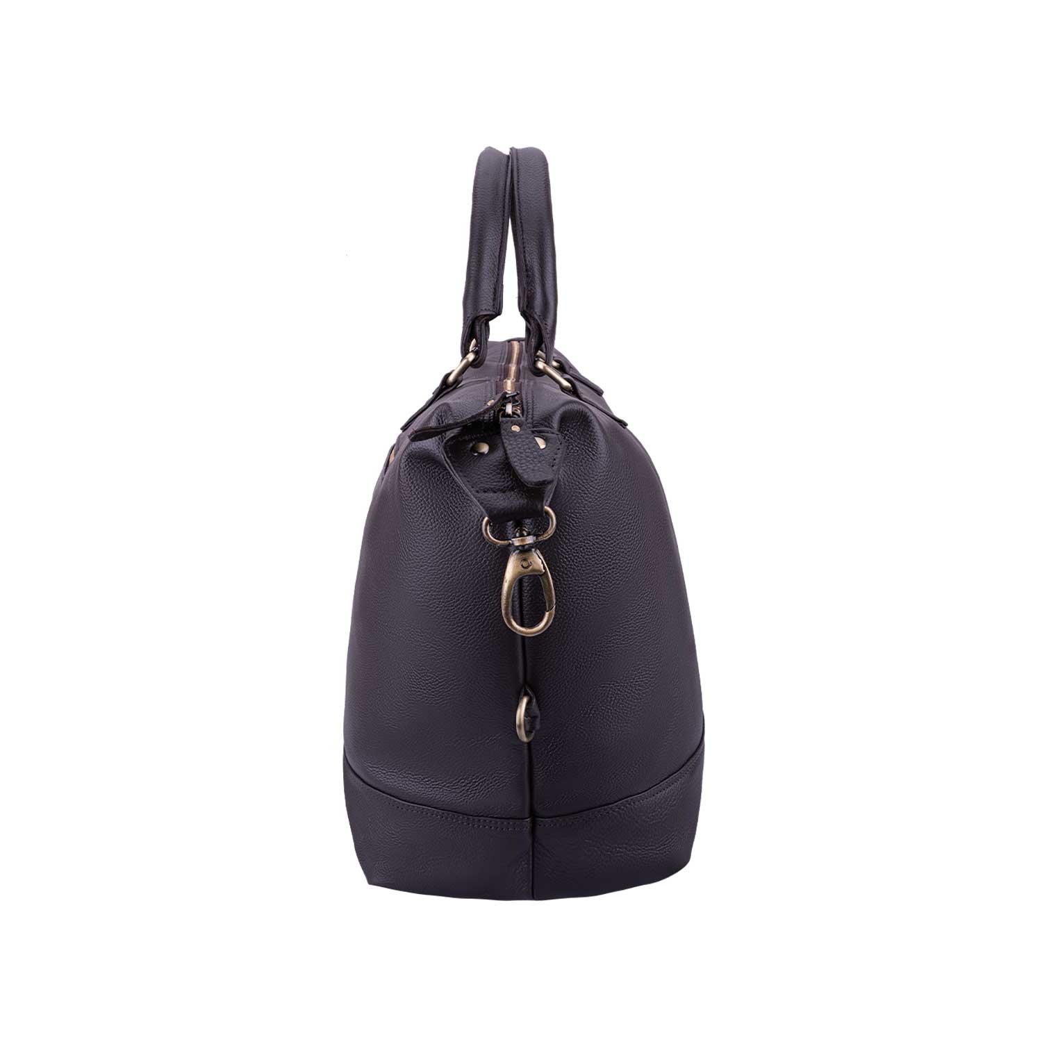 Premium Genuine Leather Duffle & Luggage Weekender Bag UDB107-104 Overnight Travel Satchel Bag - Image 5