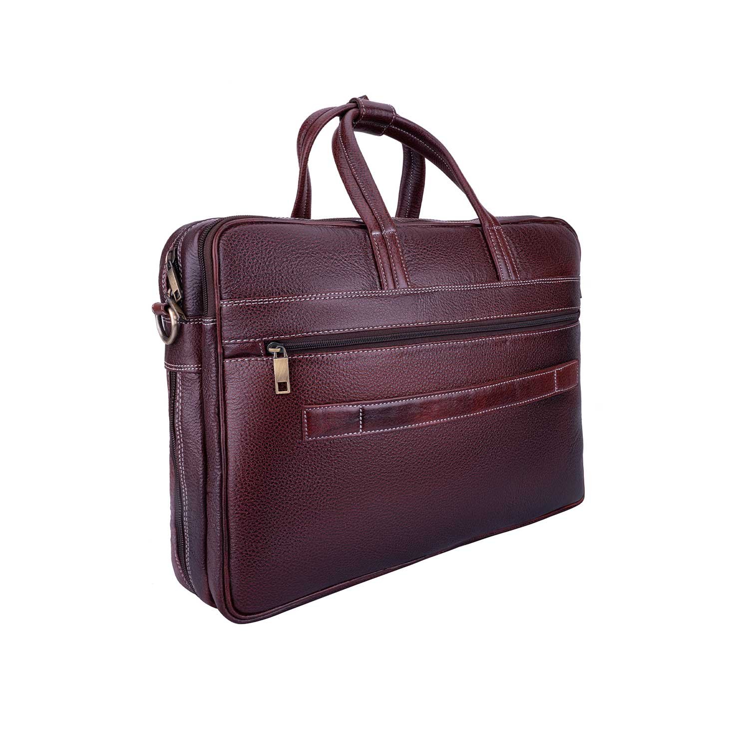 Wildleather Men’s Genuine Leather Executive Office & Laptop Messenger Bag(OFL107-207 ) - Image 8