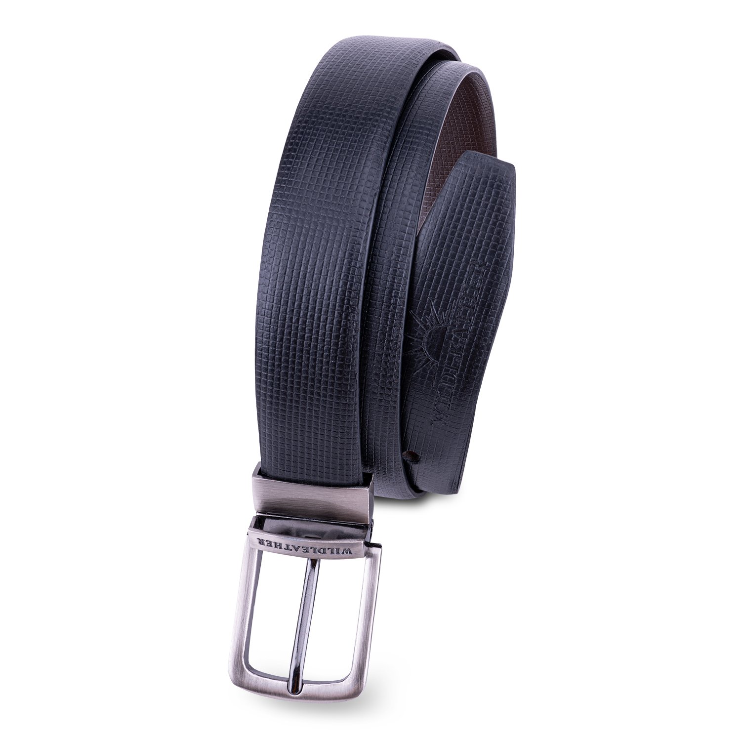Wildleather Men’s Reversible Textured Belt & Leather Bifold Wallet Gift Box Set (CMB110-101) - Image 7