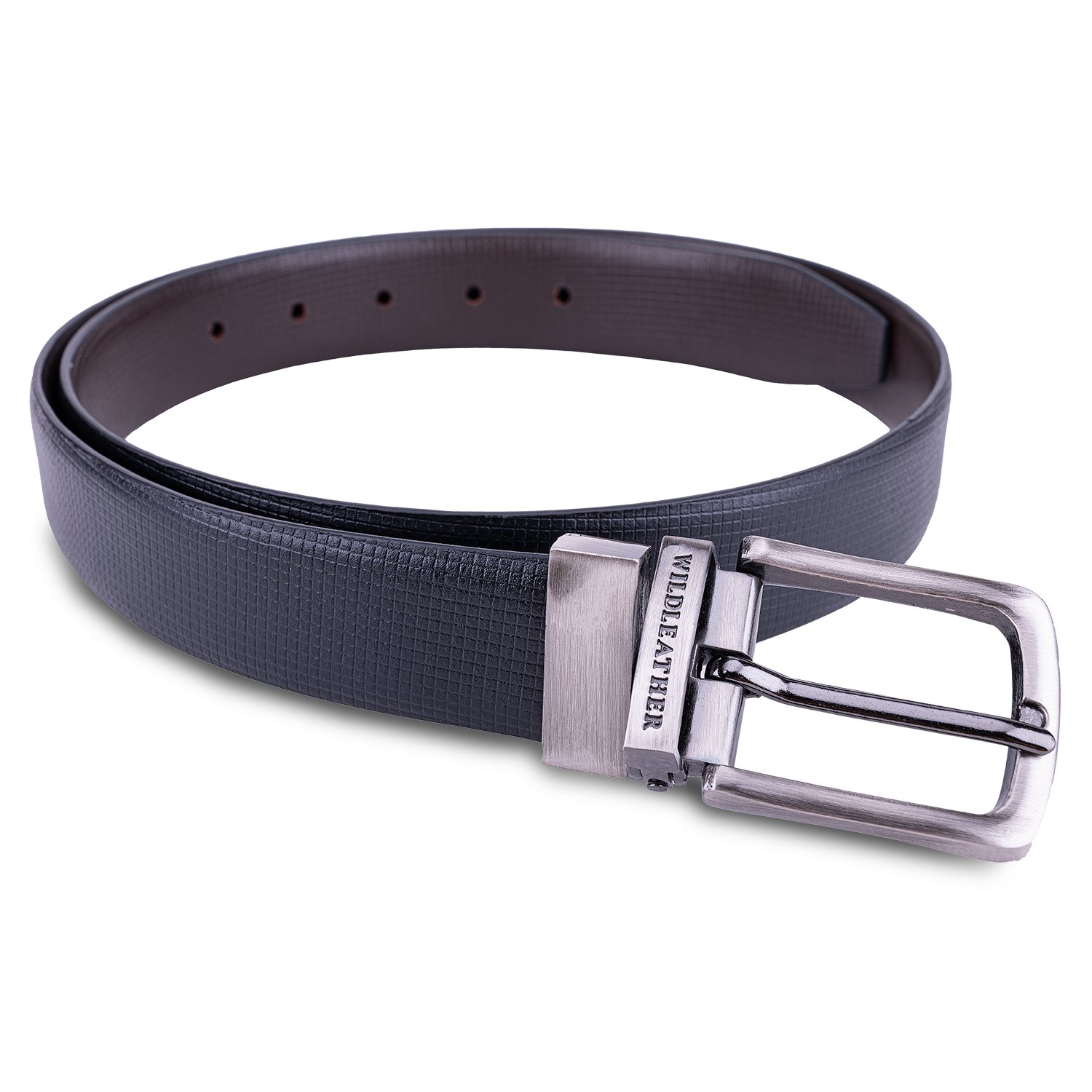 Wildleather Men’s Reversible Textured Belt & Leather Bifold Wallet Gift Box Set (CMB110-101) - Image 3