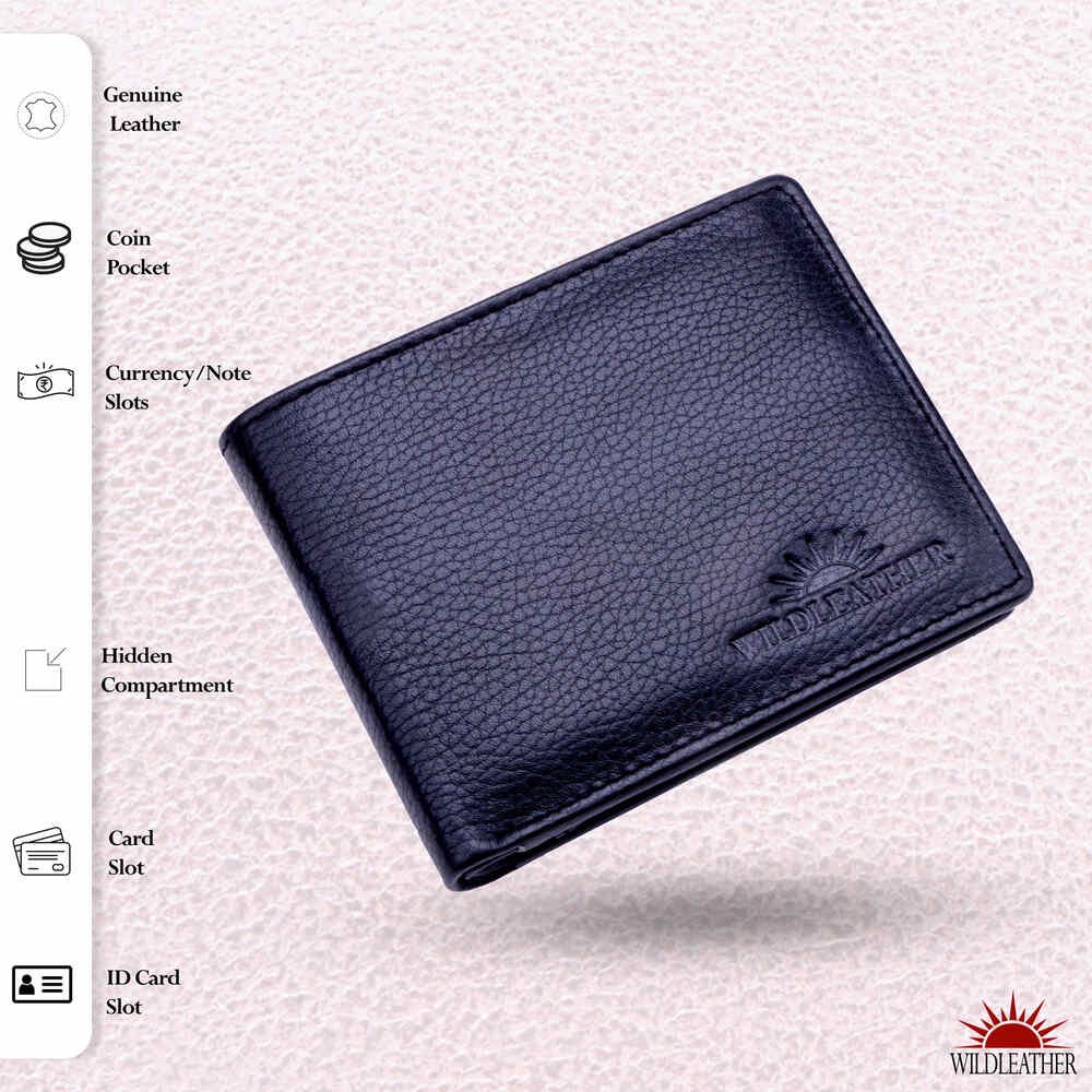 Wildleather Men’s Reversible Textured Belt & Leather Bifold Wallet Gift Box Set (CMB110-101) - Image 8
