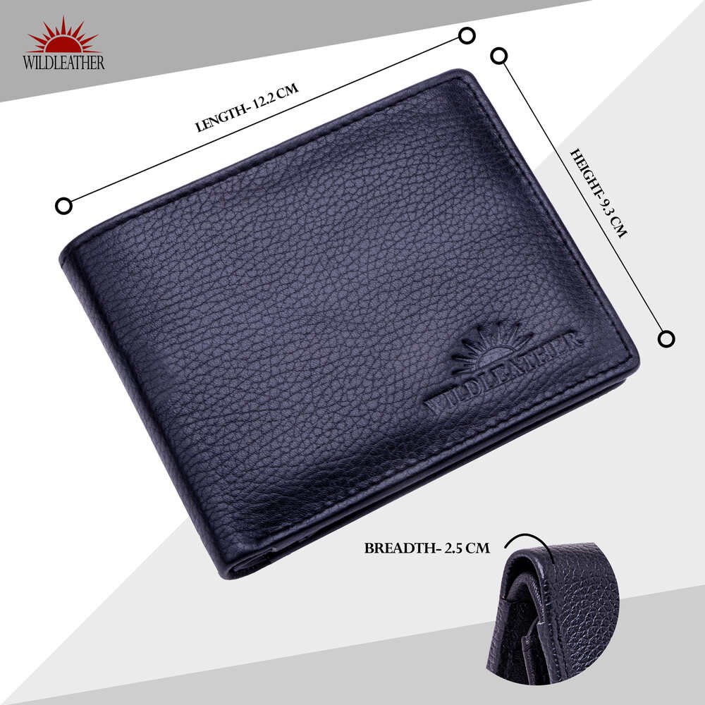 Wildleather Men’s Reversible Textured Belt & Leather Bifold Wallet Gift Box Set (CMB110-101) - Image 9