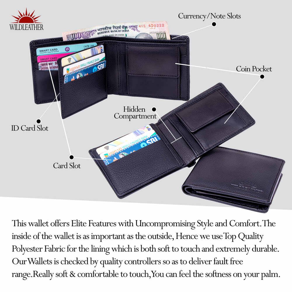 Wildleather Men’s Reversible Textured Belt & Leather Bifold Wallet Gift Box Set (CMB110-101) - Image 10